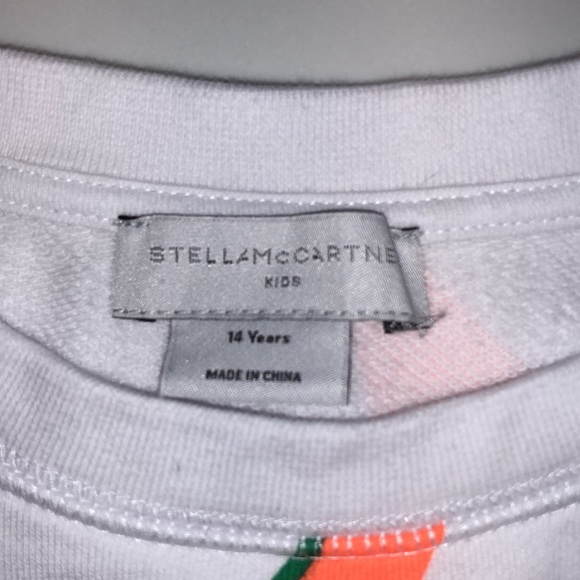 Stella McCartney Kids Orange Star Sweatshirt Size 14 years - Picture 4 of 5
